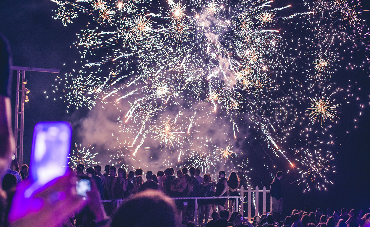 Cavo Paradiso Party - Fireworks by the Pool